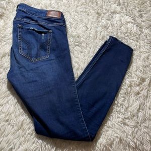 Hollister Low Rise Super Skinny Ripped Jeans